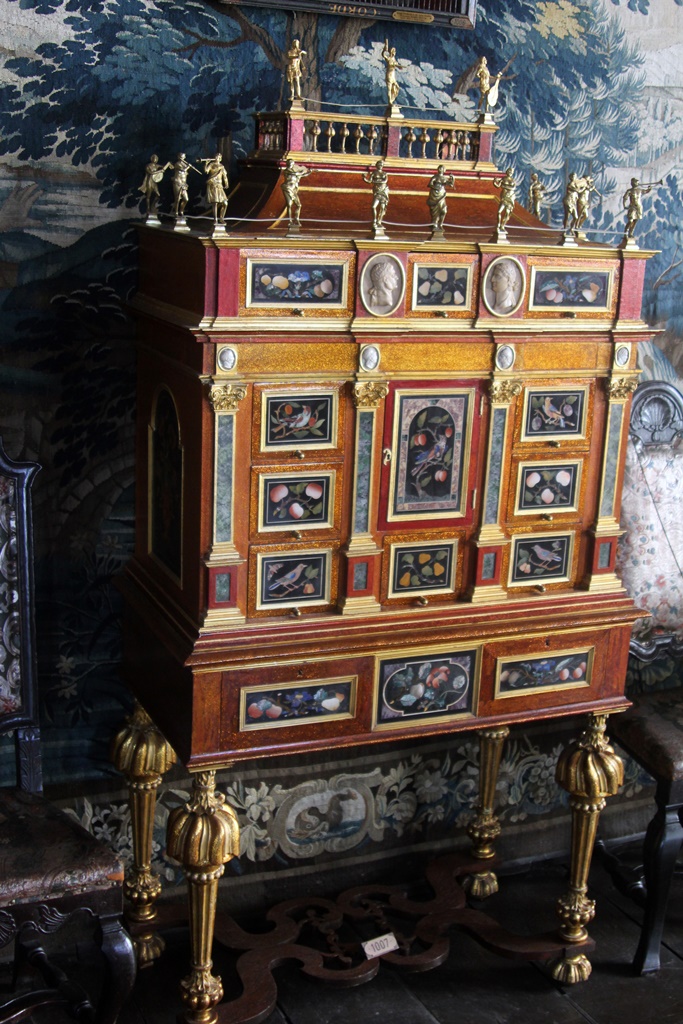 Cabinet with Bird Panels